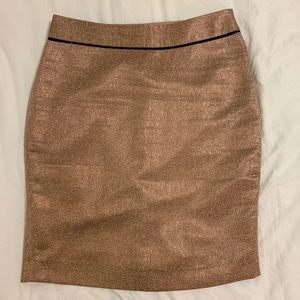 THE LIMITED Gold Skirt